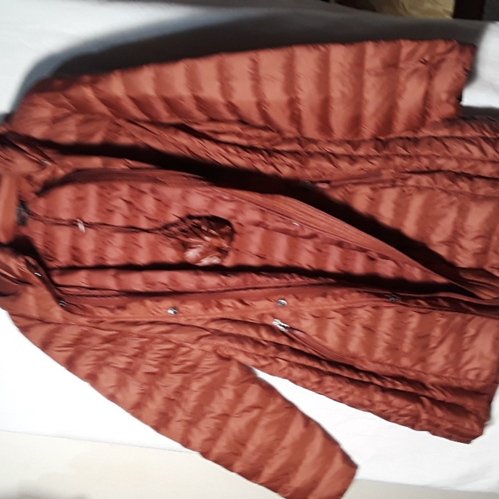 Women's Quilted Jacket - Rust